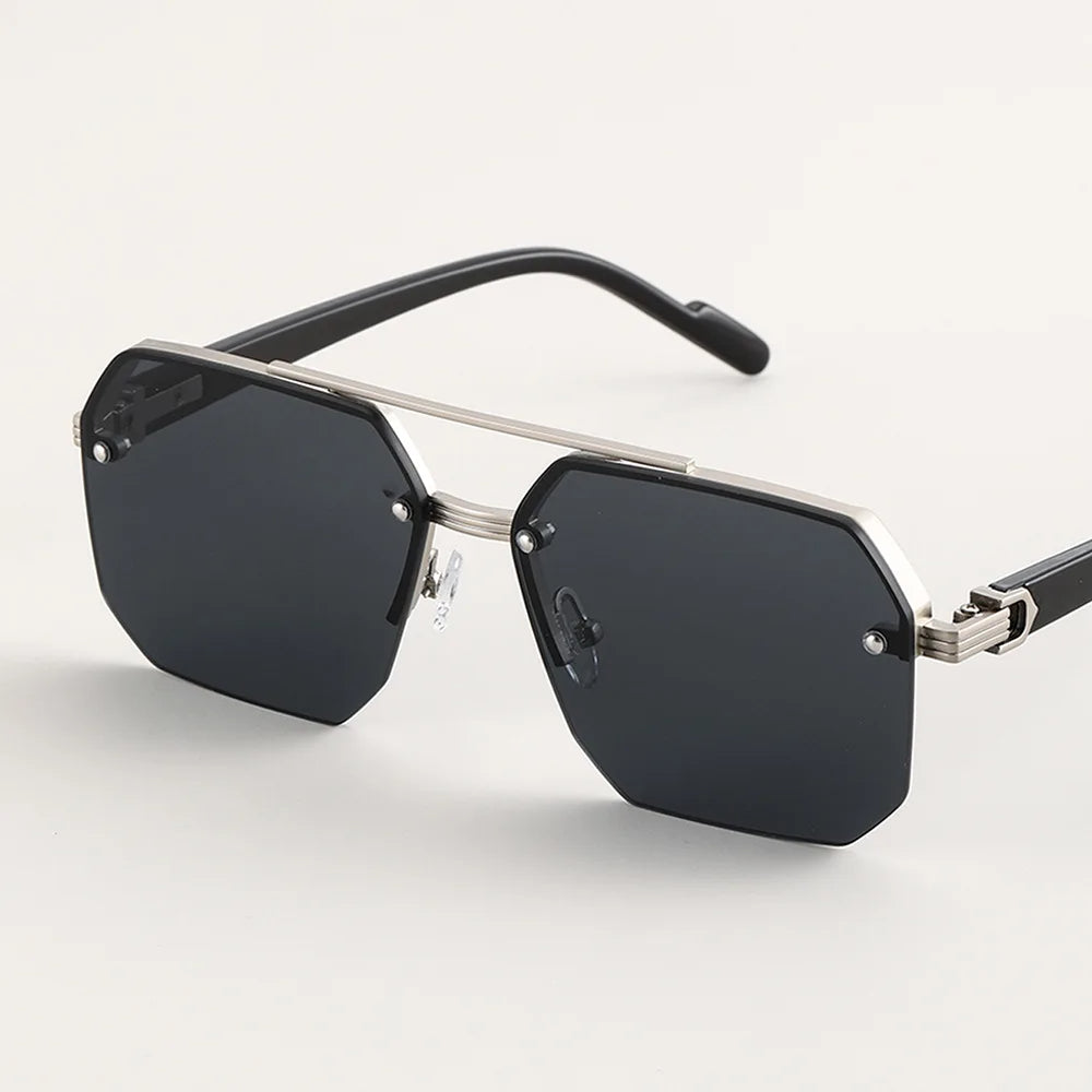 Aether Geometrische Sonnenbrille: Zeitlose Eleganz trifft modernes Design