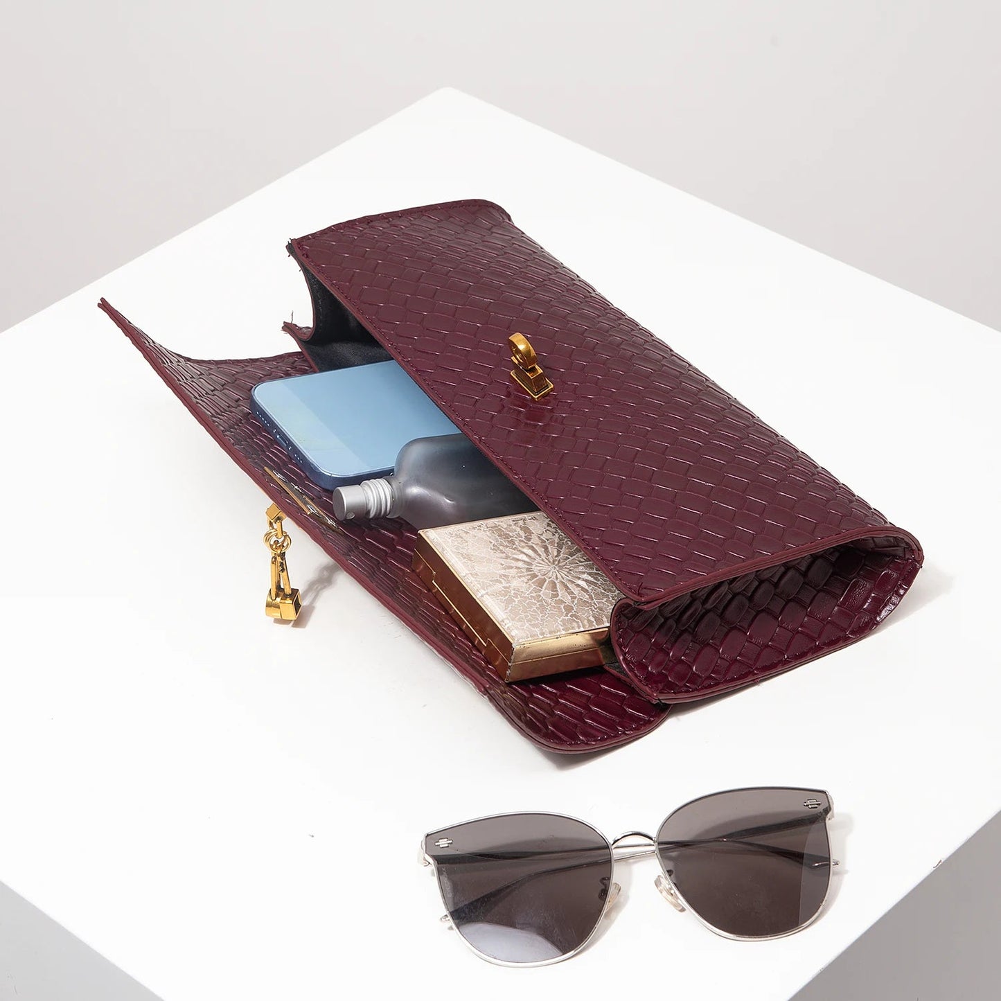 Venezia Gewebte Baguette-Clutch