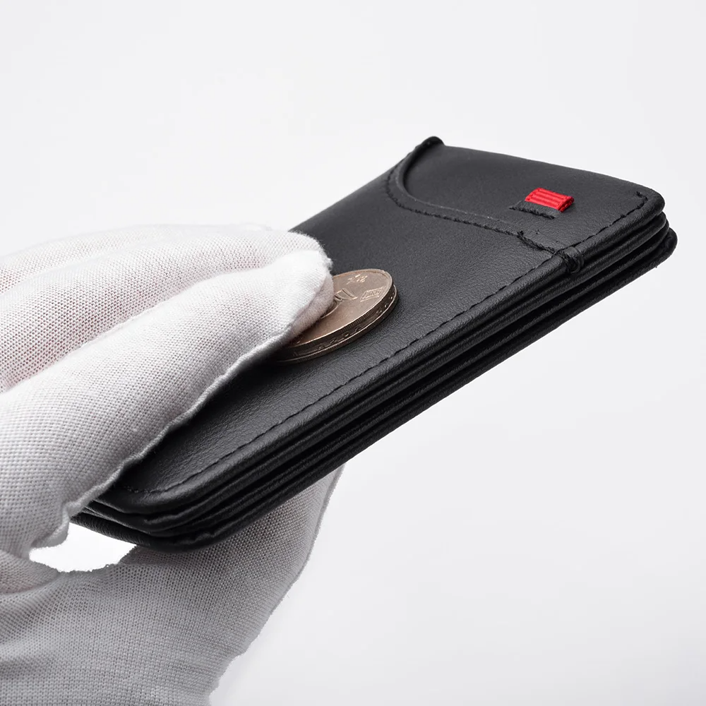 Schiefer Vertikales Portemonnaie: Eleganz in jeder Faltung