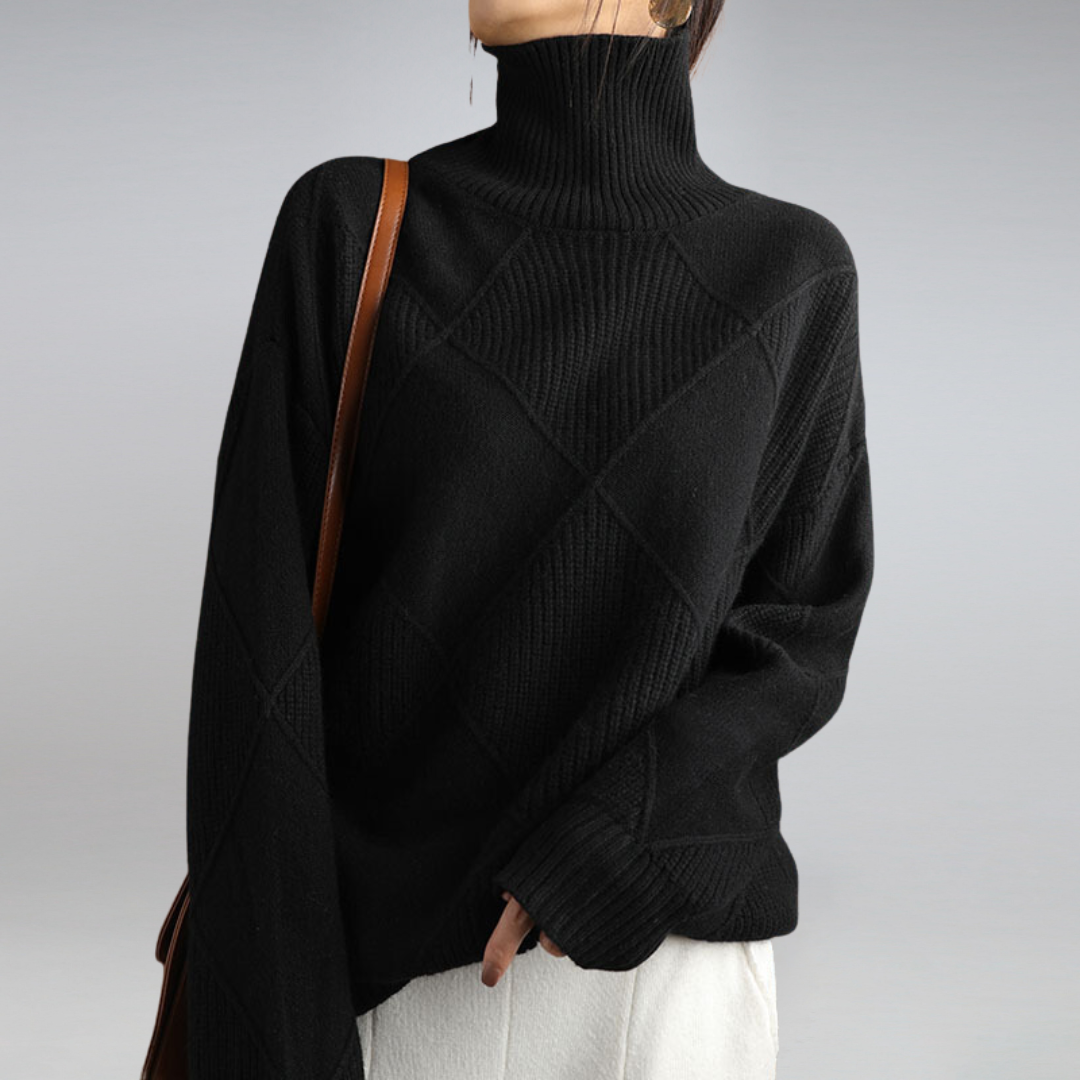 Adelia | Eleganter Rollkragenpullover für zeitlose Stilbewusste