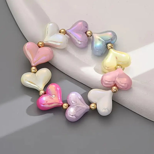 Elegantes Candy Gloss Charm Armband