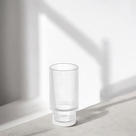 Elegante Rib-Gläser Set – 6-teiliges Design-Highlight