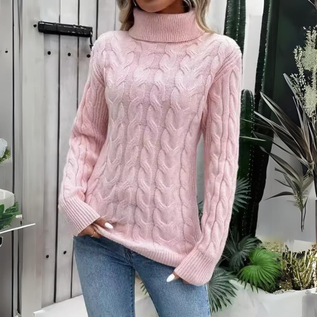 Valérie | Eleganter Rollkragenpullover für Damen