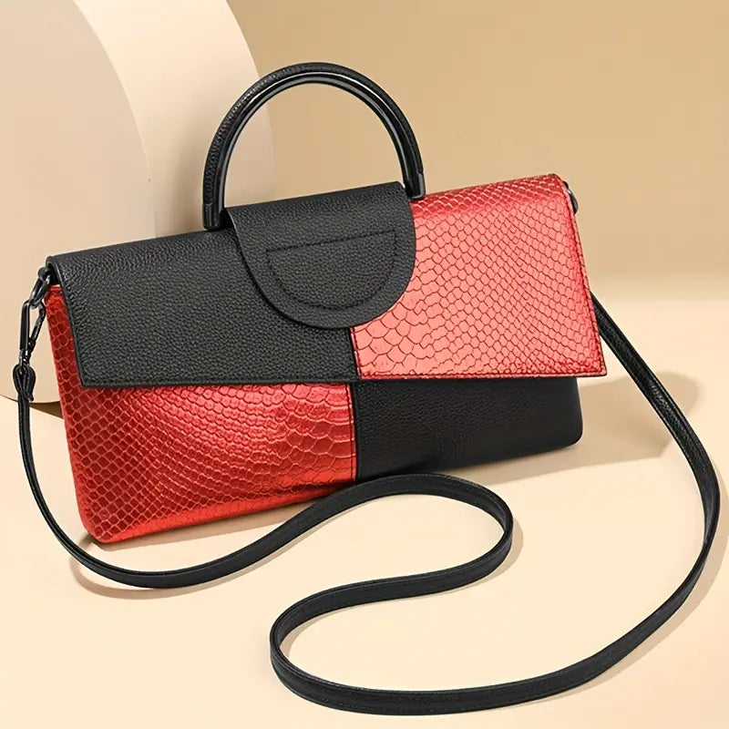 Serpenza: Elegante Snake-Prägungstasche