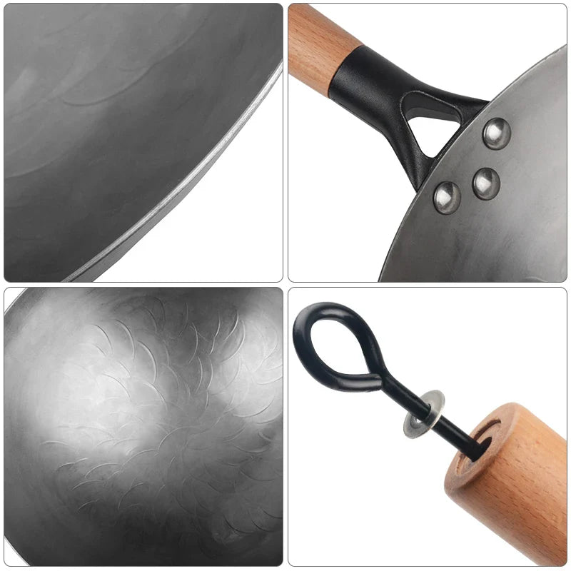 Atheltichub: Handgeschmiedeter Wok – Tradition und Langlebigkeit vereint! 🍳🔨✨