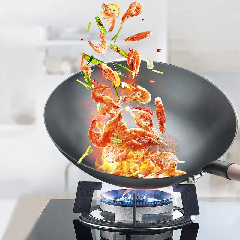 Atheltichub Gusseisen Wok – Langlebig, Gesund & Ideal für Deine Küche! 🍳✨