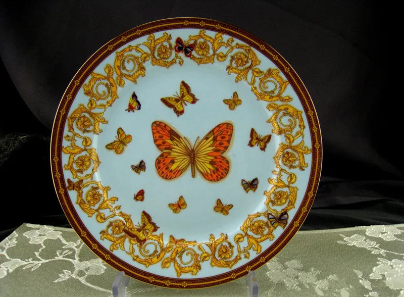 Atheltichub: Blaues Schmetterling Bone China Set – Genuss mit Stil! 🦋