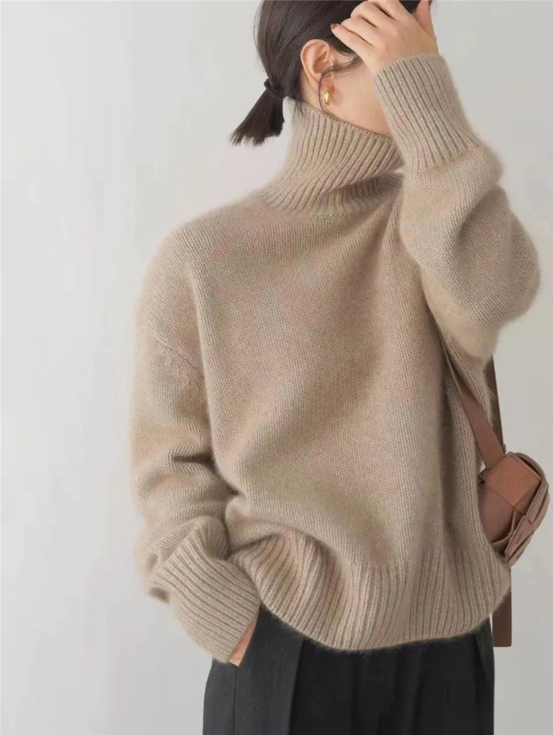 Lynn | Eleganter Rollkragenpullover für anspruchsvolle Stilbewusste