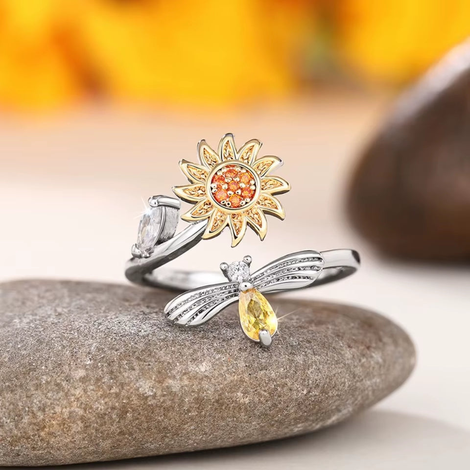 Bloom & Bee Zirkonring – Eleganz in Vollendung