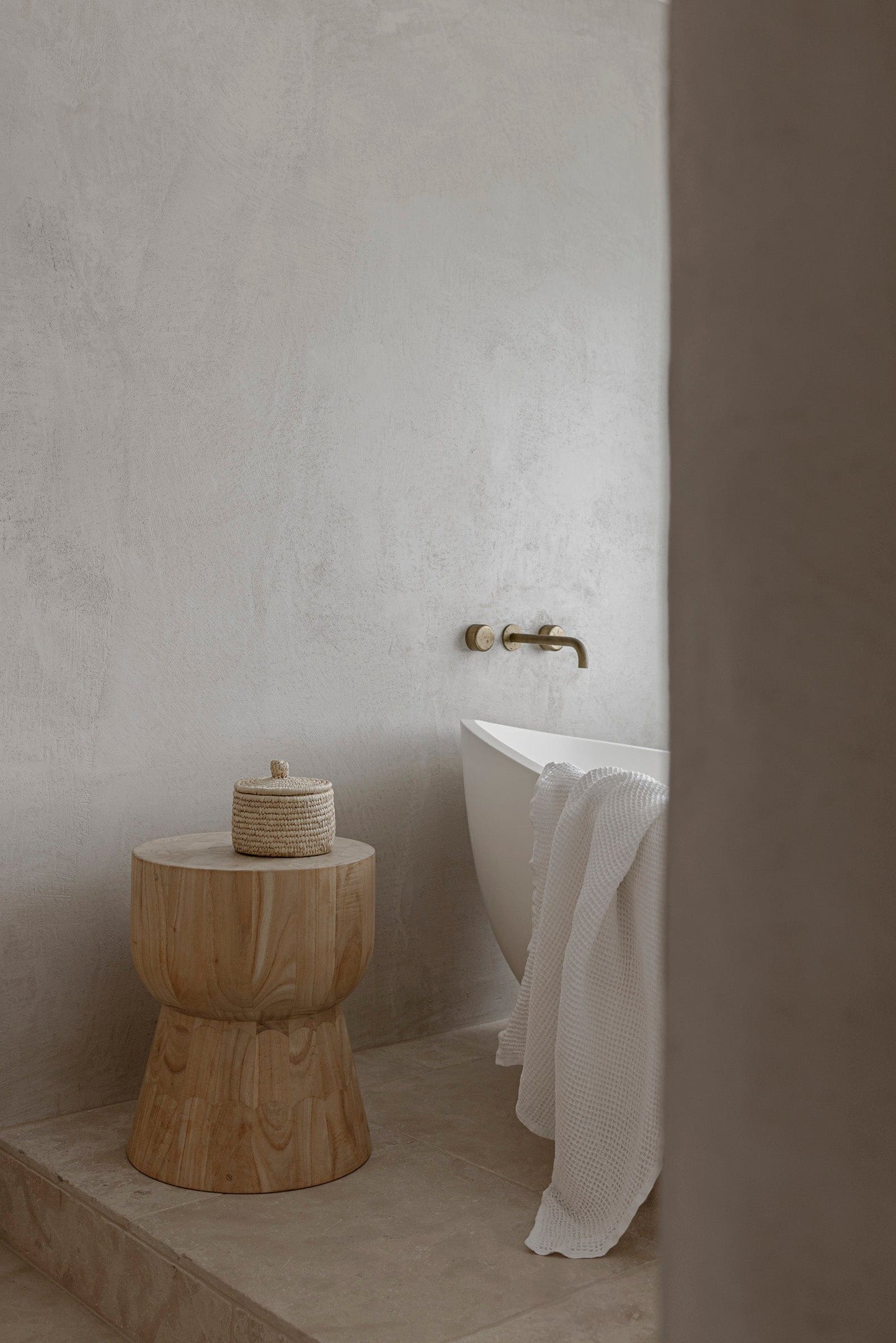 Eleganter Aufbewahrungskorb mit Deckel - Klein