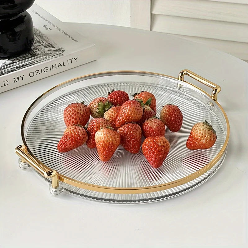 Elegantes Tablett mit Griff – Stilvolle Aufbewahrung und Präsentation