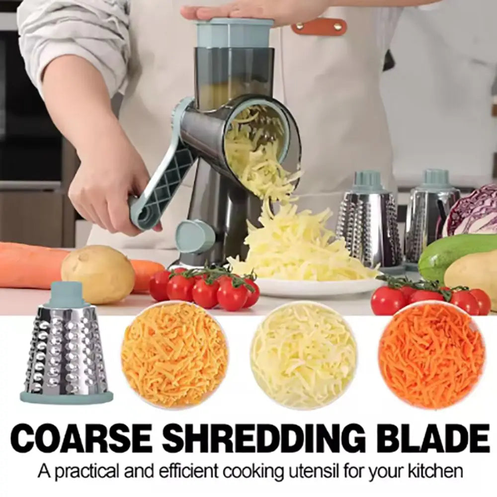 Eleganter Multifunktions-Gemüse- und Obstschneider mit Rollmechanismus