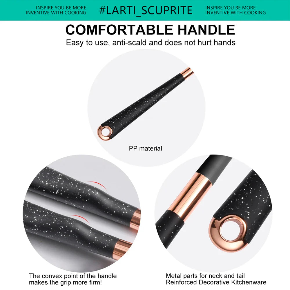 1. Hochwertiges Silikon-Kochutensilien-Set: Eleganz für Ihre Küche  
2. Premium Silikon-Mischlöffel: Stilvolles Kochen neu definiert  
3. Edles Silikon-Kochset: Funktionalität trifft Design  
4. Antihafte Silikonutensilien: Perfektion für kulinarische Mei