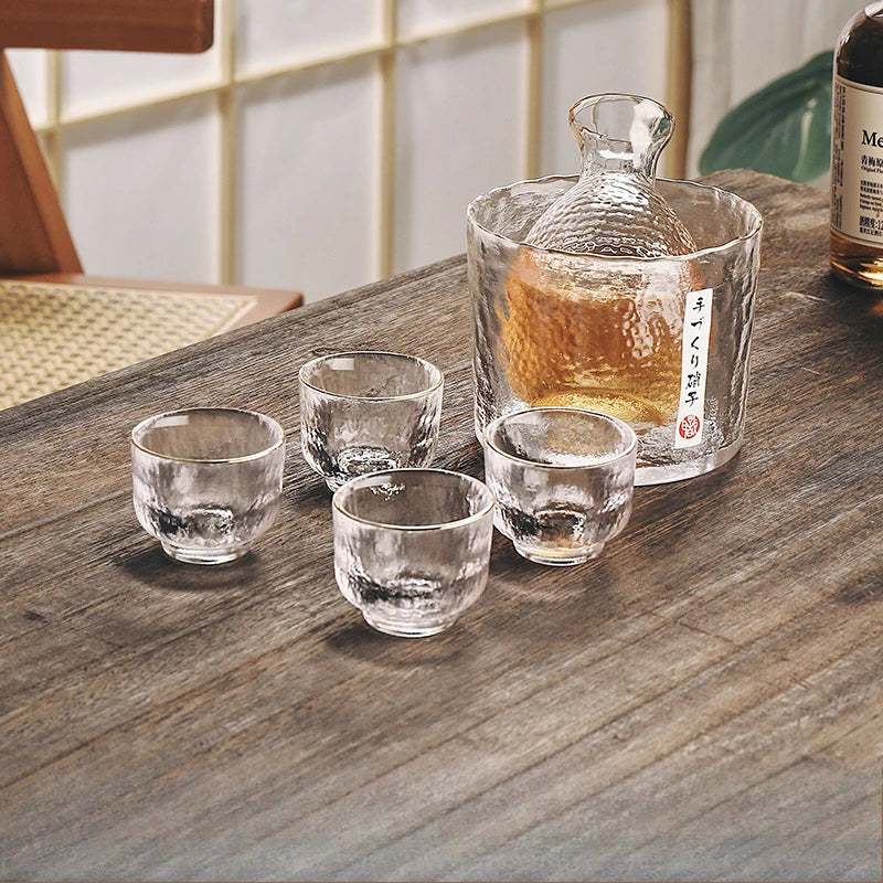 Japanisches Glas Bar Set – Eleganz für Sake und Cocktails