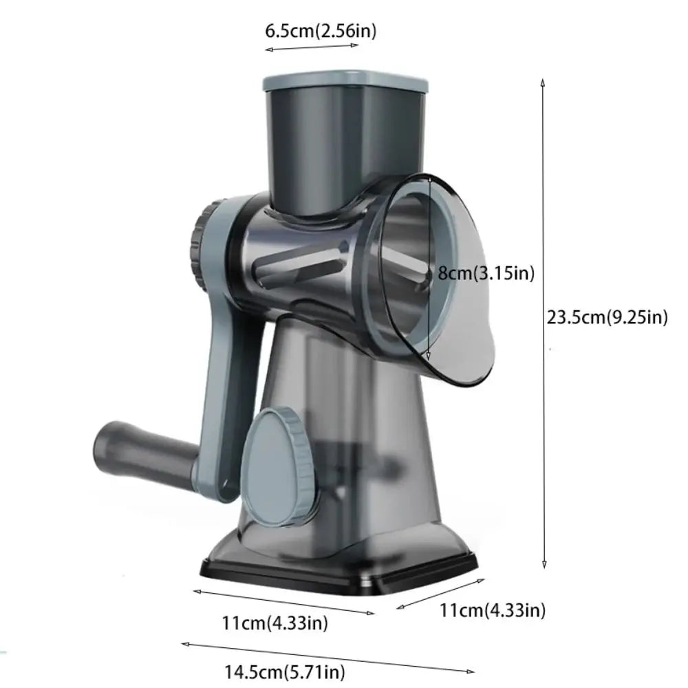 Atheltichub: Multifunktionaler Gemüse- & Obstschneider mit Rollen