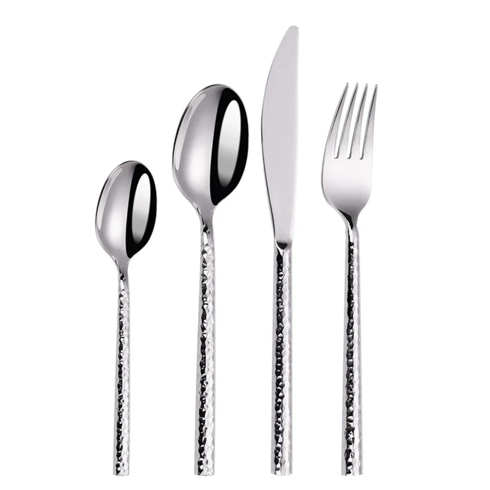 KUBAC Edelstahl-Geschirrset – Elegantes, tragbares Besteck für anspruchsvolle Genießer