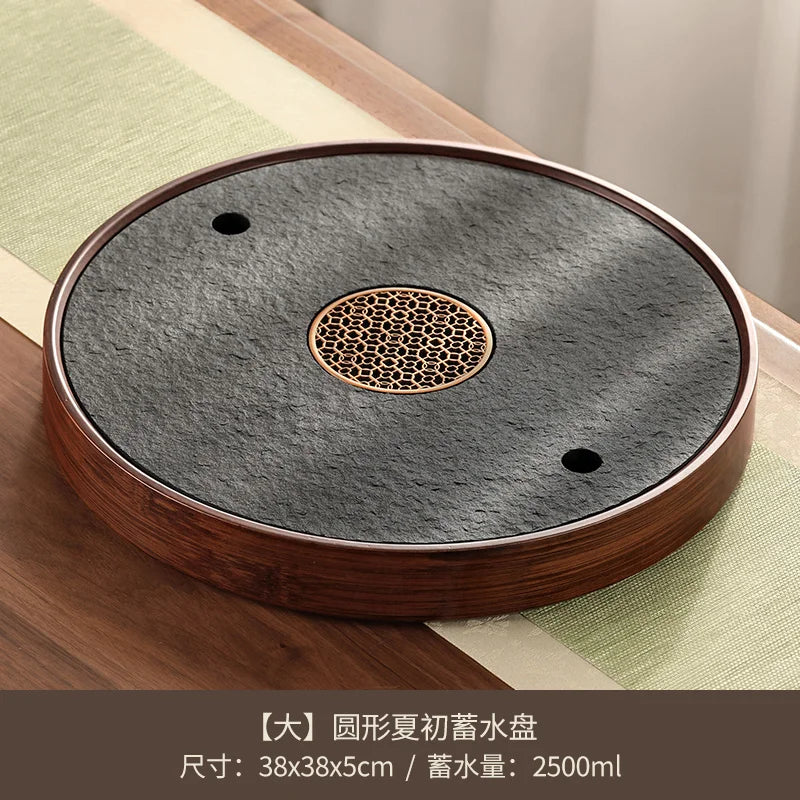 Kristall-Bambus Tee- und Servierplatte: Eleganz für Ihre Küche