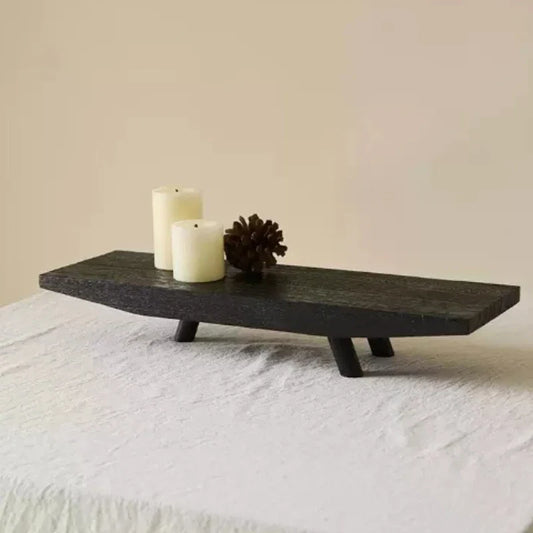 „Elegantes Holztablett – Multifunktionaler Tischorganisator“