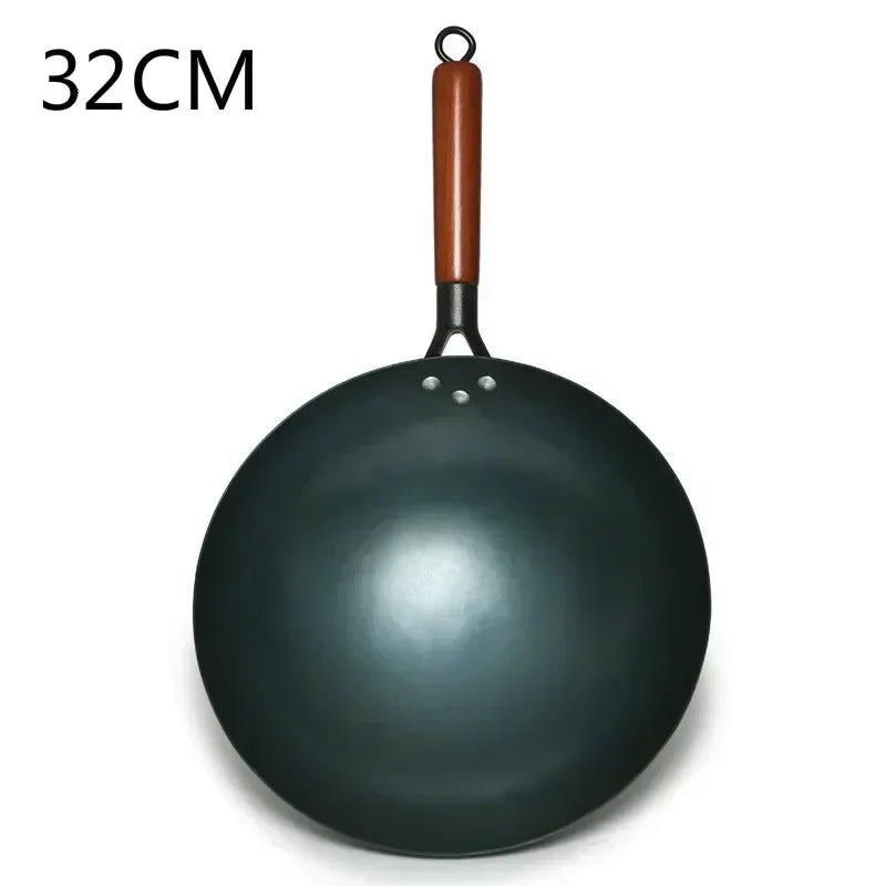 Atheltichub: Traditionelle Chinesische Schmiedeeisenpfanne – Langlebig, Gesund & Antihaft! 🍳✨