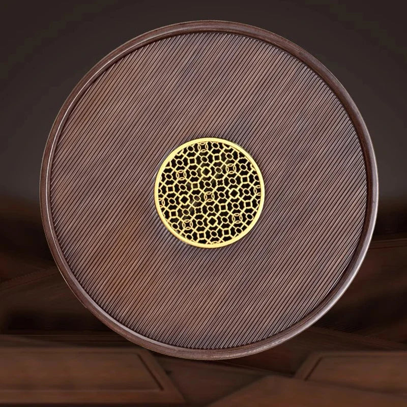 Kristall-Bambus Tee- und Servierplatte: Eleganz für Ihre Küche