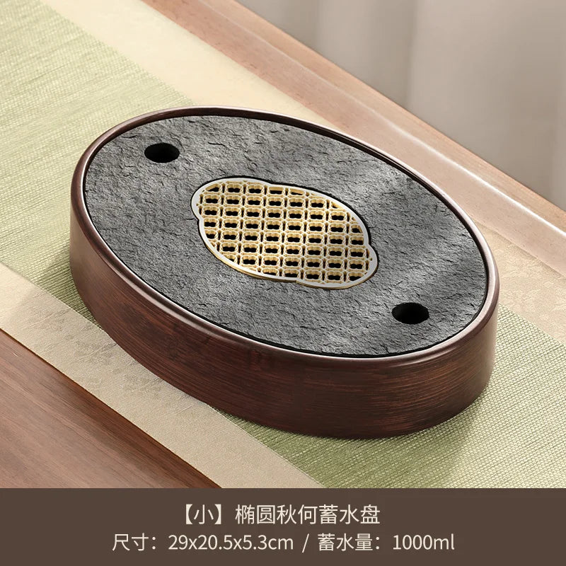 Kristall-Bambus Tee- und Serviertablett – Eleganz für Küche und Esszimmer