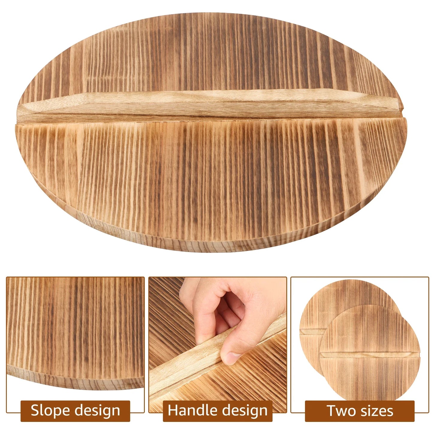 Atheltichub Holz-Wokdeckel – Langlebig, Stilvoll & Perfekte Dampfdichtung! 🍲✨