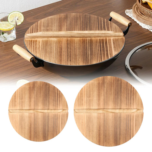 Atheltichub Holz-Wokdeckel – Langlebig, Stilvoll & Perfekte Dampfdichtung! 🍲✨