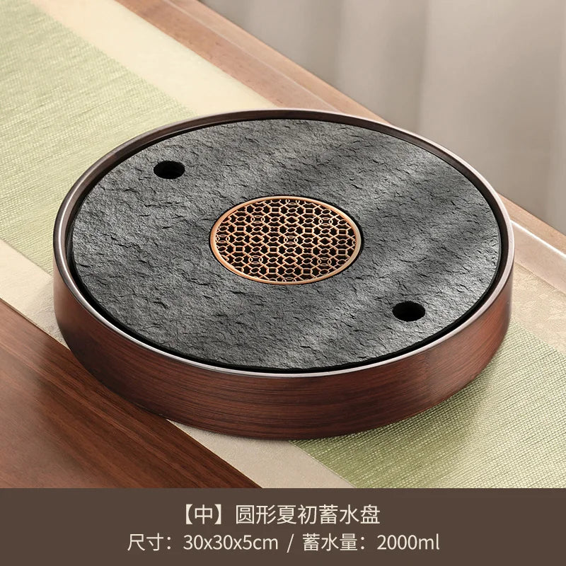 Kristall-Bambus Tee- und Servierplatte: Eleganz für Ihre Küche