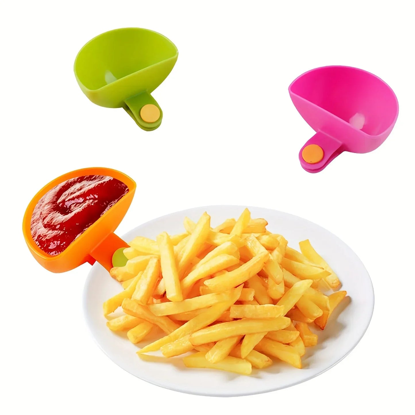 „Elegantes 4-teiliges Dip-Schalen-Set aus langlebigem PP – Ideal für Snacks und Saucen im Freien“