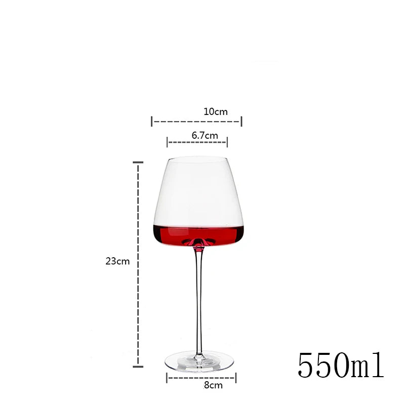 Burgunder Bordeaux Glas – Eleganz in 550ML und 650ML