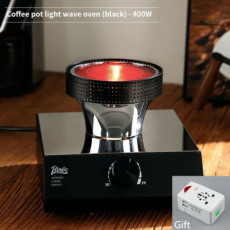 ⚡ Atheltichub 400W Siphon-Topf Elektroherd – Halogen- & Infrarotheizung ⚡