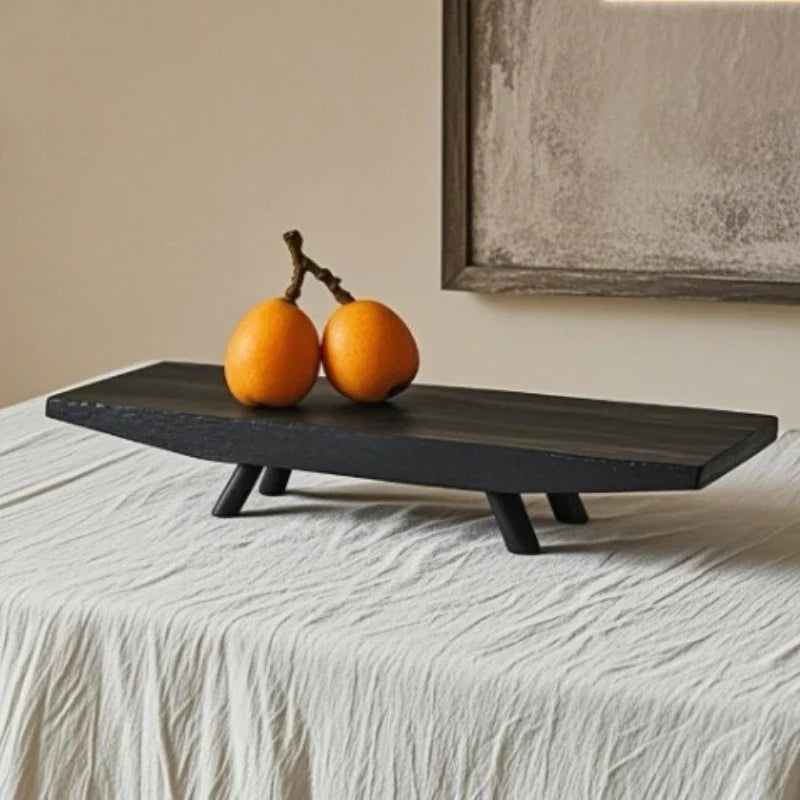 „Elegantes Holztablett – Multifunktionaler Tischorganisator“