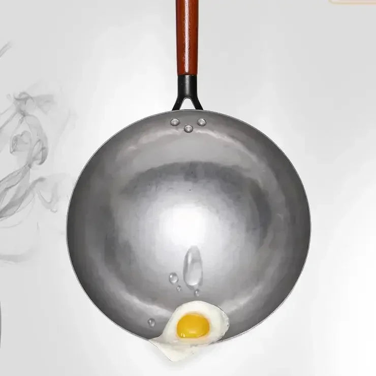 Atheltichub: Traditionelle Chinesische Schmiedeeisenpfanne – Langlebig, Gesund & Antihaft! 🍳✨