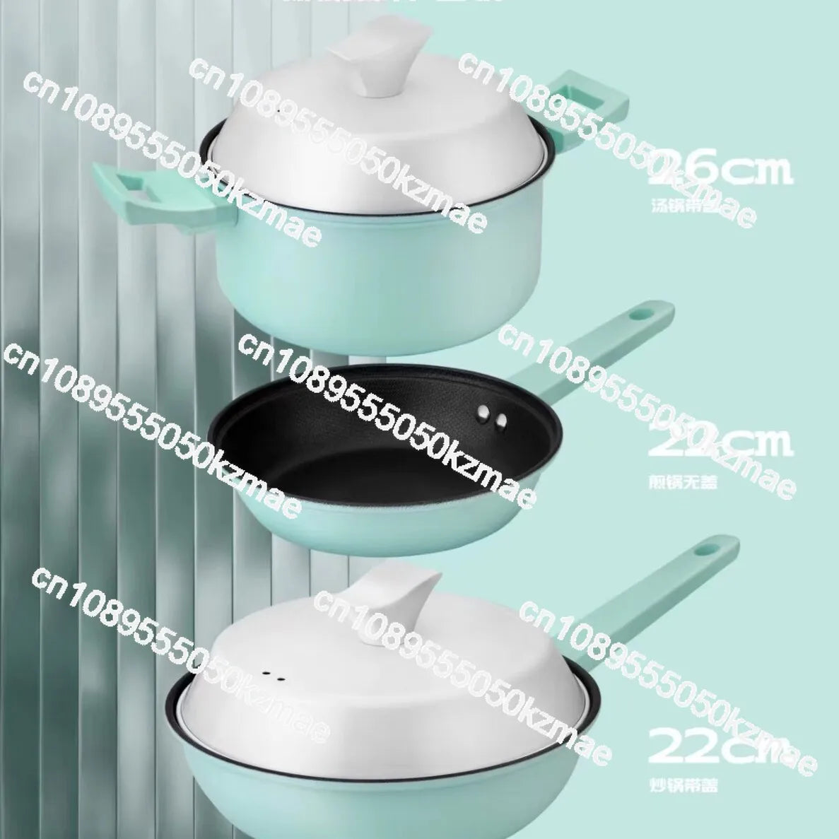 Atheltichub: Moderner Minimalistischer Hellgrüner Wok – Stilvoll, Langlebig & Gesund! 🍳✨