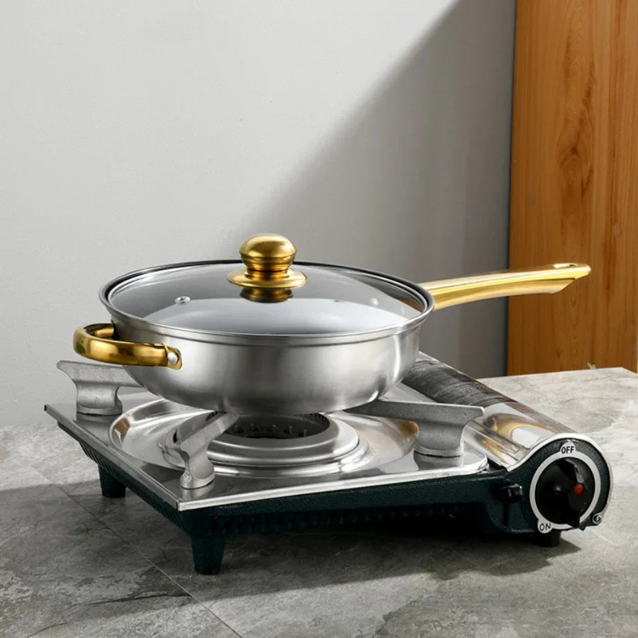 Atheltichub 12-teiliges Edelstahl Kochgeschirr Set – Profi-Kochen leicht gemacht! ✨