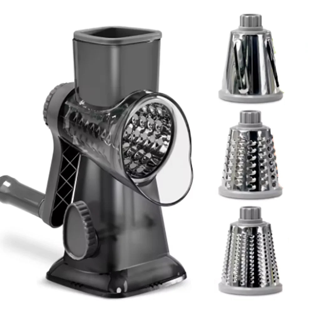 Atheltichub: Multifunktionaler Gemüse- & Obstschneider mit Rollen