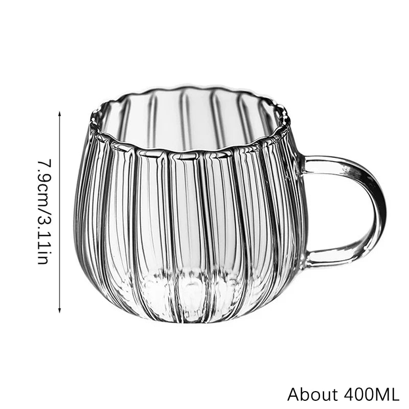 „Exklusiver Borosilikatglas Becher – 400ml“