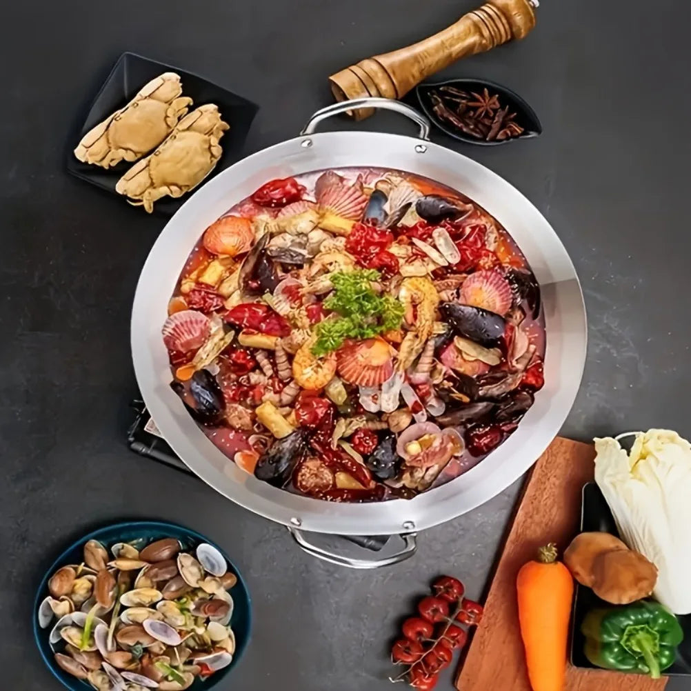 🌟 Atheltichub Edelstahl Wok – Antihaft, Rostfrei & Langlebig! 🍳✨