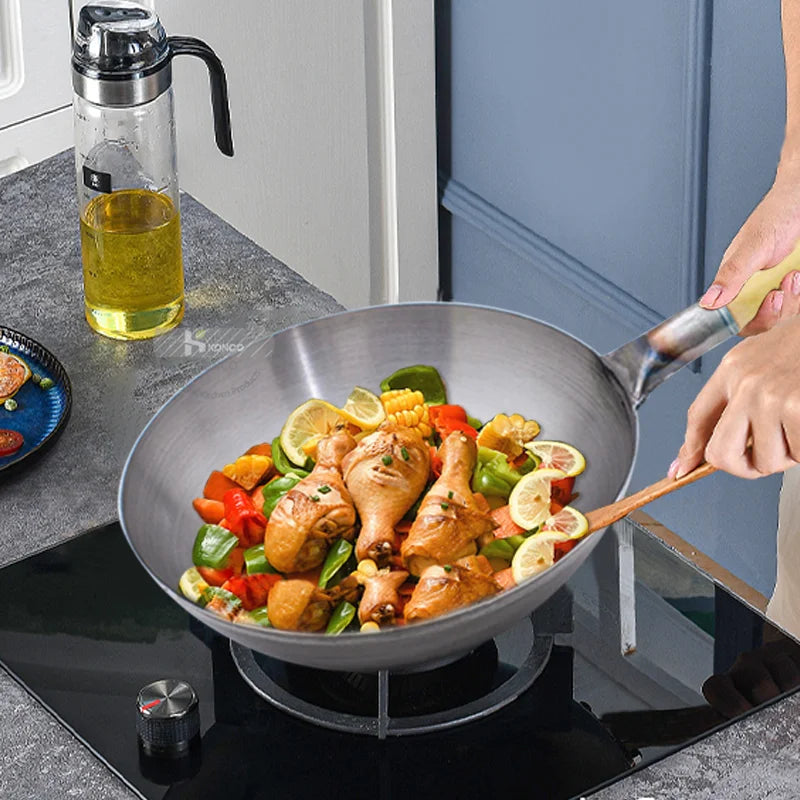 🔥 Atheltichub Wok – Traditionell, Langlebig & Perfekt für die Hausküche! 🍳✨
