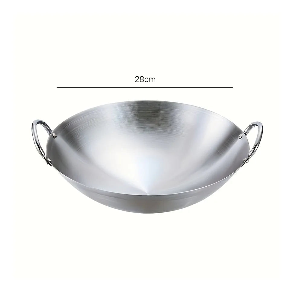 🌟 Atheltichub Edelstahl Wok – Antihaft, Rostfrei & Langlebig! 🍳✨