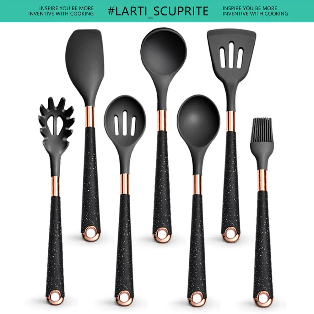 Atheltichub Silikon Kochgeschirr Set: 5-10 Teile für stilvolles Kochen!