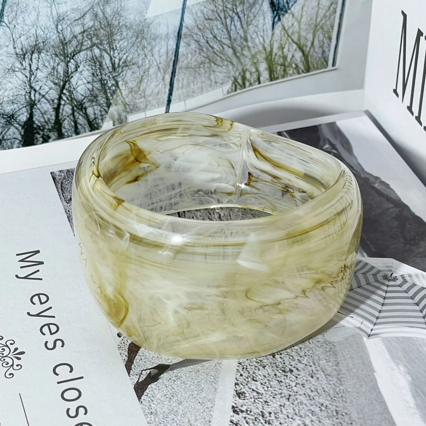 Geneviève: Elegantes Unregelmäßiges Armband