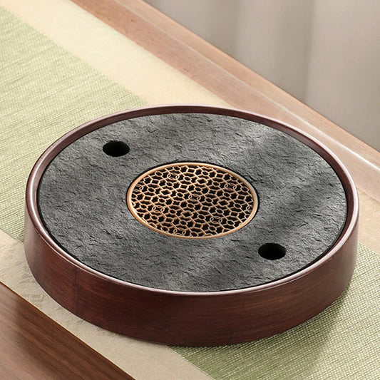 Kristall-Bambus Tee- und Serviertablett – Eleganz für Küche und Esszimmer