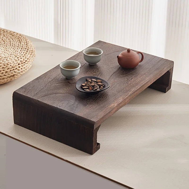 Eleganter Holz-Bettisch mit klappbaren Beinen