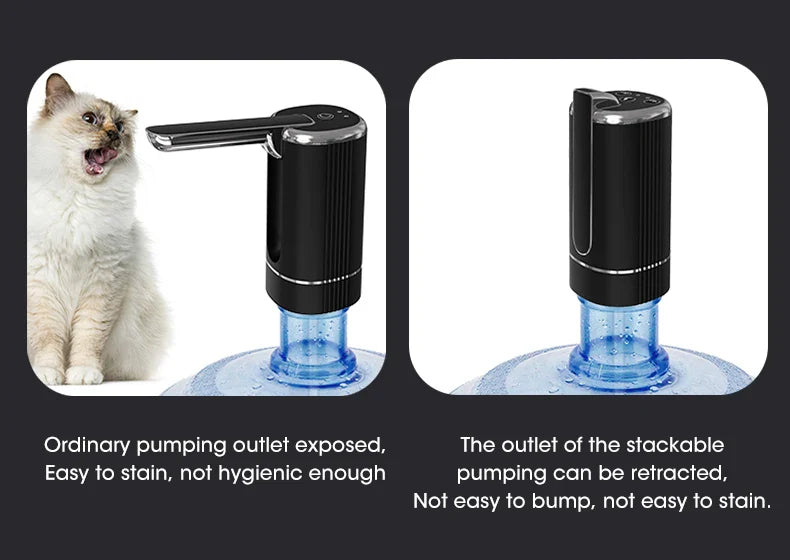 Atheltichub Faltbare Elektrische Wasserspenderpumpe – Sauber, Kompakt & Praktisch! 🚰✨