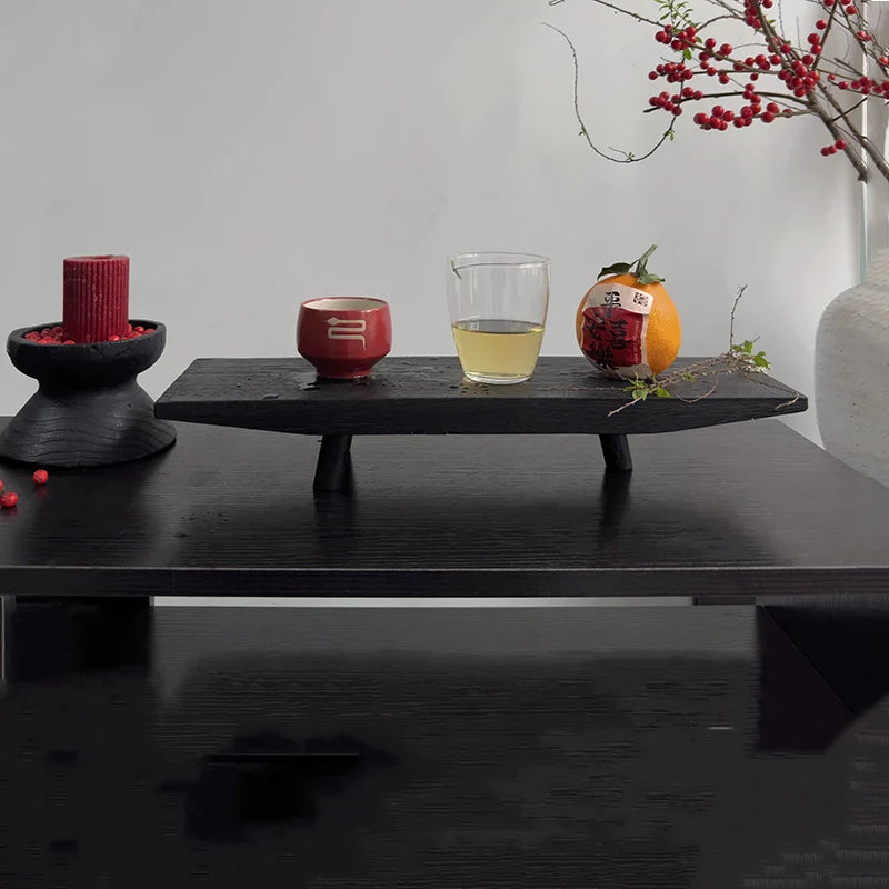 „Elegantes Holztablett – Multifunktionaler Tischorganisator“