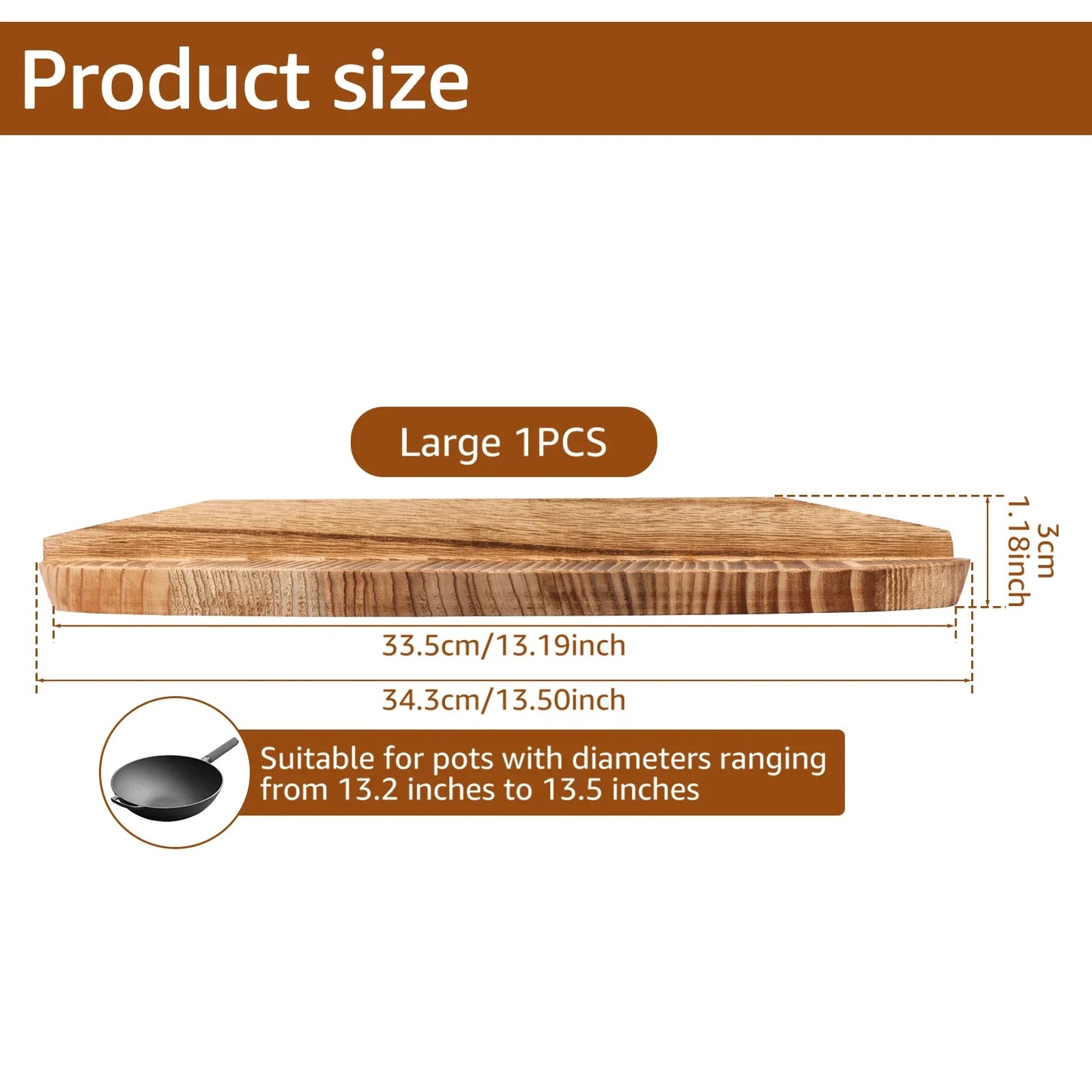 Atheltichub Holz-Wokdeckel – Langlebig, Stilvoll & Perfekte Dampfdichtung! 🍲✨