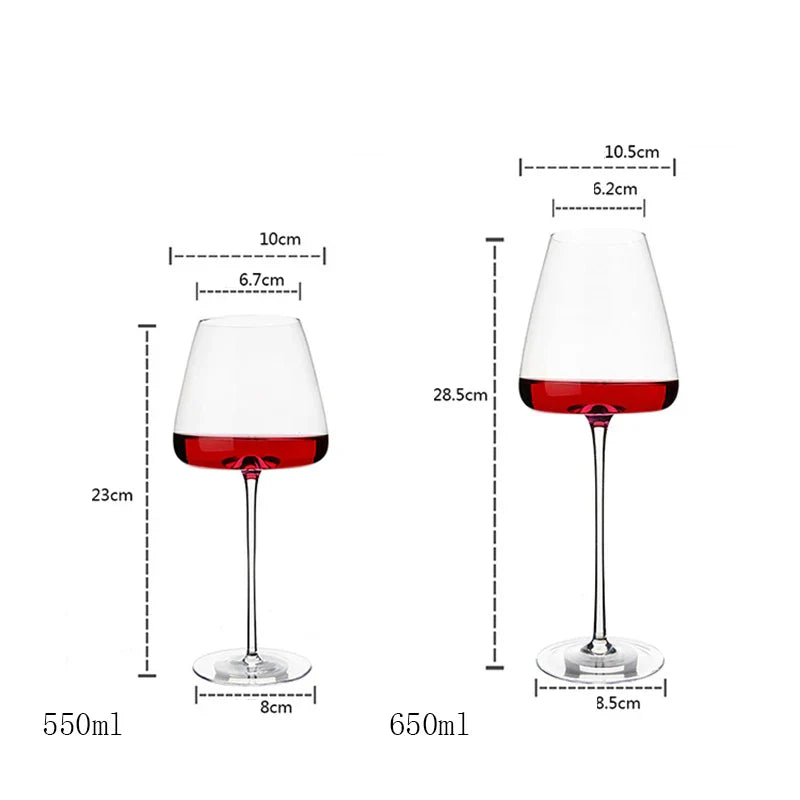 Burgunder Bordeaux Glas – Eleganz in 550ML und 650ML