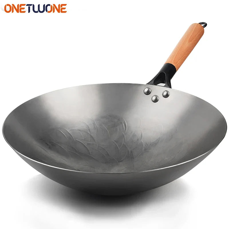 Atheltichub: Handgeschmiedeter Wok – Tradition und Langlebigkeit vereint! 🍳🔨✨
