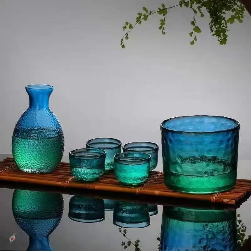 Japanisches Glas Bar Set – Eleganz für Sake und Cocktails